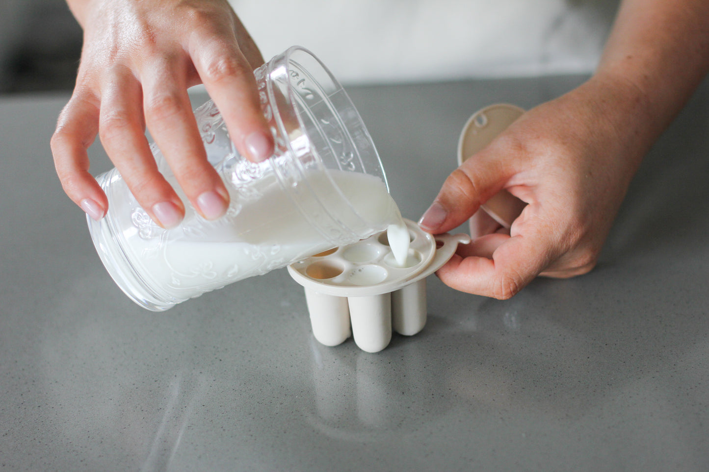 Mini Freezer Tray, Fruit & Breastmilk Popsicle Mold for Baby Cooling Relief