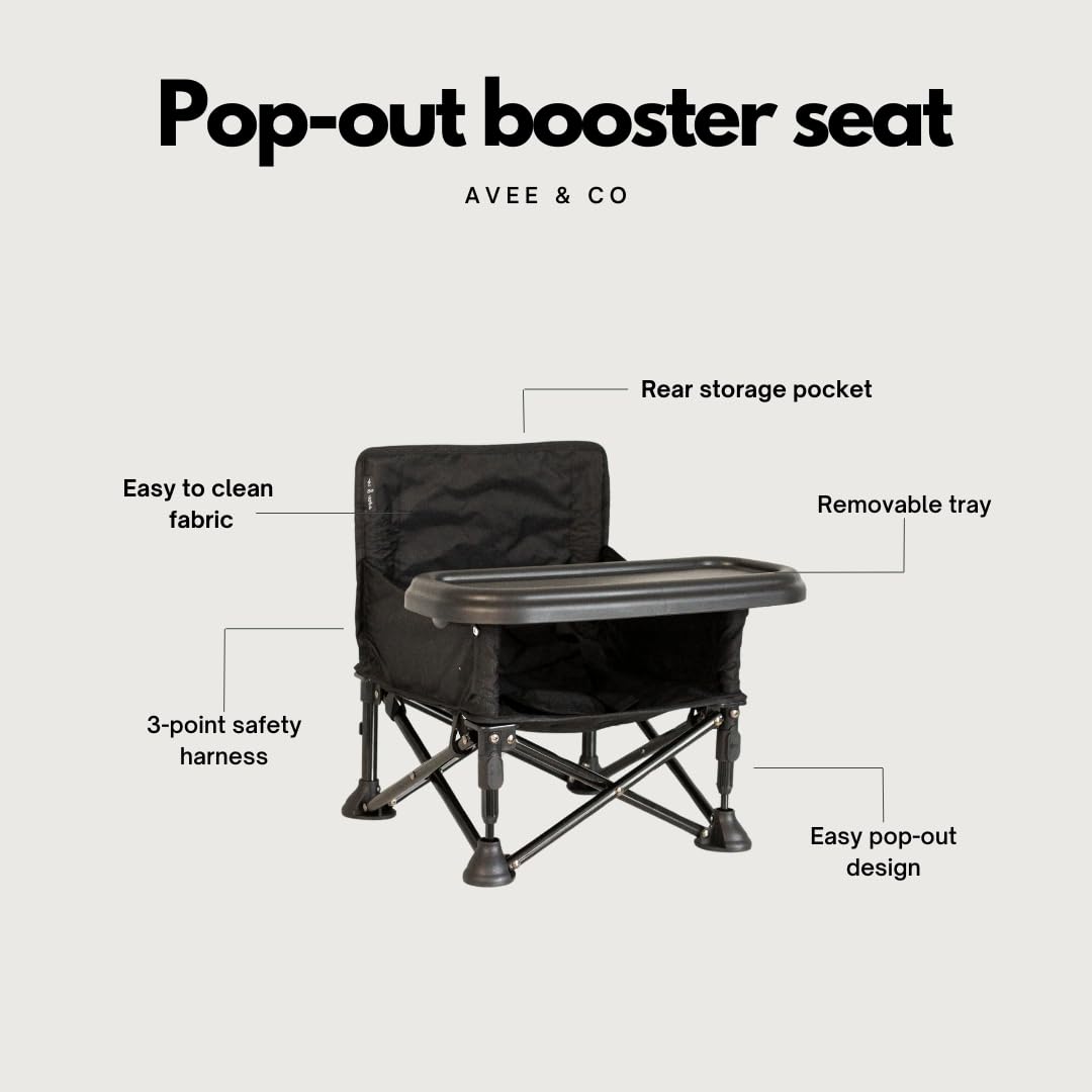 Baby & Toddler Fold-Out Portable Booster Chair