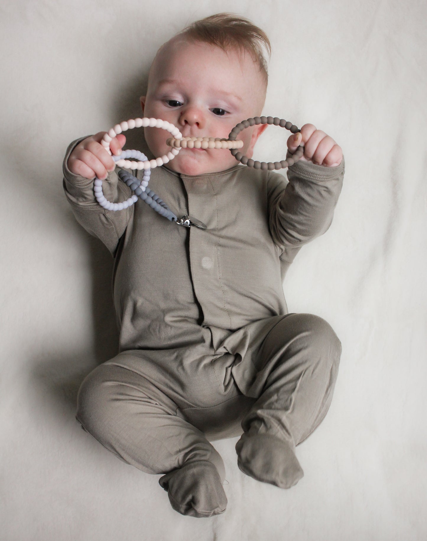 Silicone Teether Rings with Clip