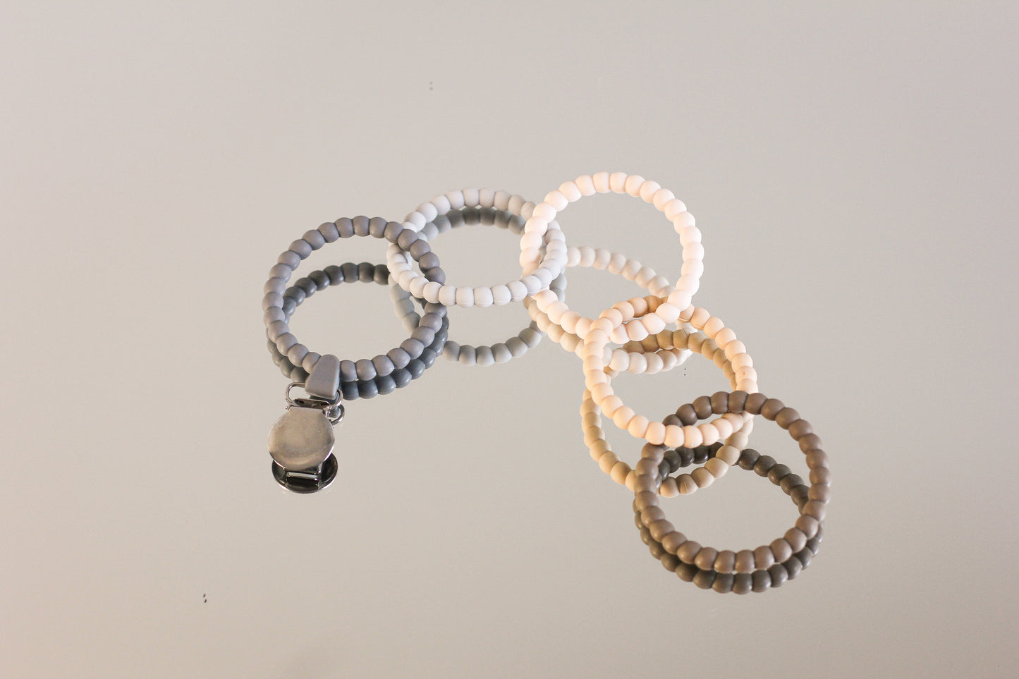 Silicone Teether Rings with Clip