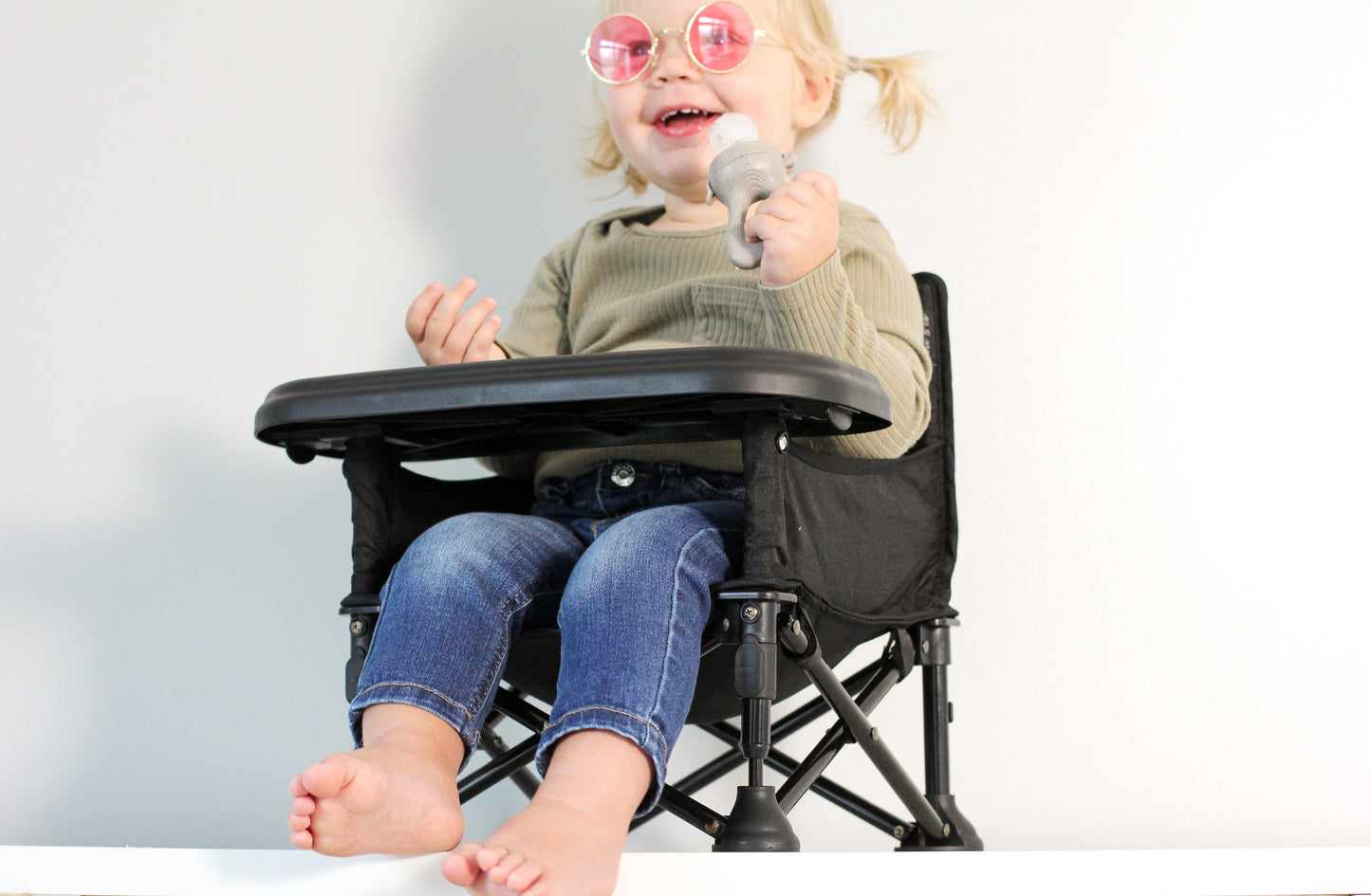 Baby & Toddler Fold-Out Portable Booster Chair