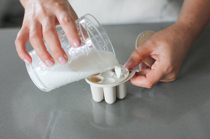Mini Freezer Tray, Fruit & Breastmilk Popsicle Mold for Baby Cooling Relief