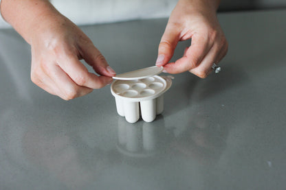 Mini Freezer Tray, Fruit & Breastmilk Popsicle Mold for Baby Cooling Relief