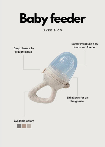 Silicone Teething Pacifier & Fresh Fruit Feeder