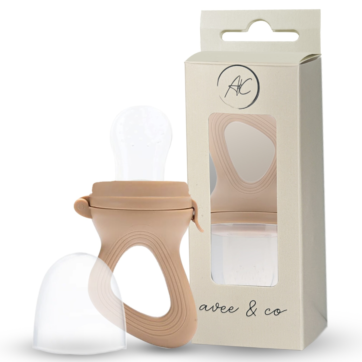 Silicone Teething Pacifier & Fresh Fruit Feeder