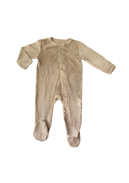 Fleece Footie Baby Pajamas - Quick Magnetic Fastener Sleeper (0-24 Months)