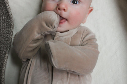 Fleece Footie Baby Pajamas - Quick Magnetic Fastener Sleeper (0-24 Months)